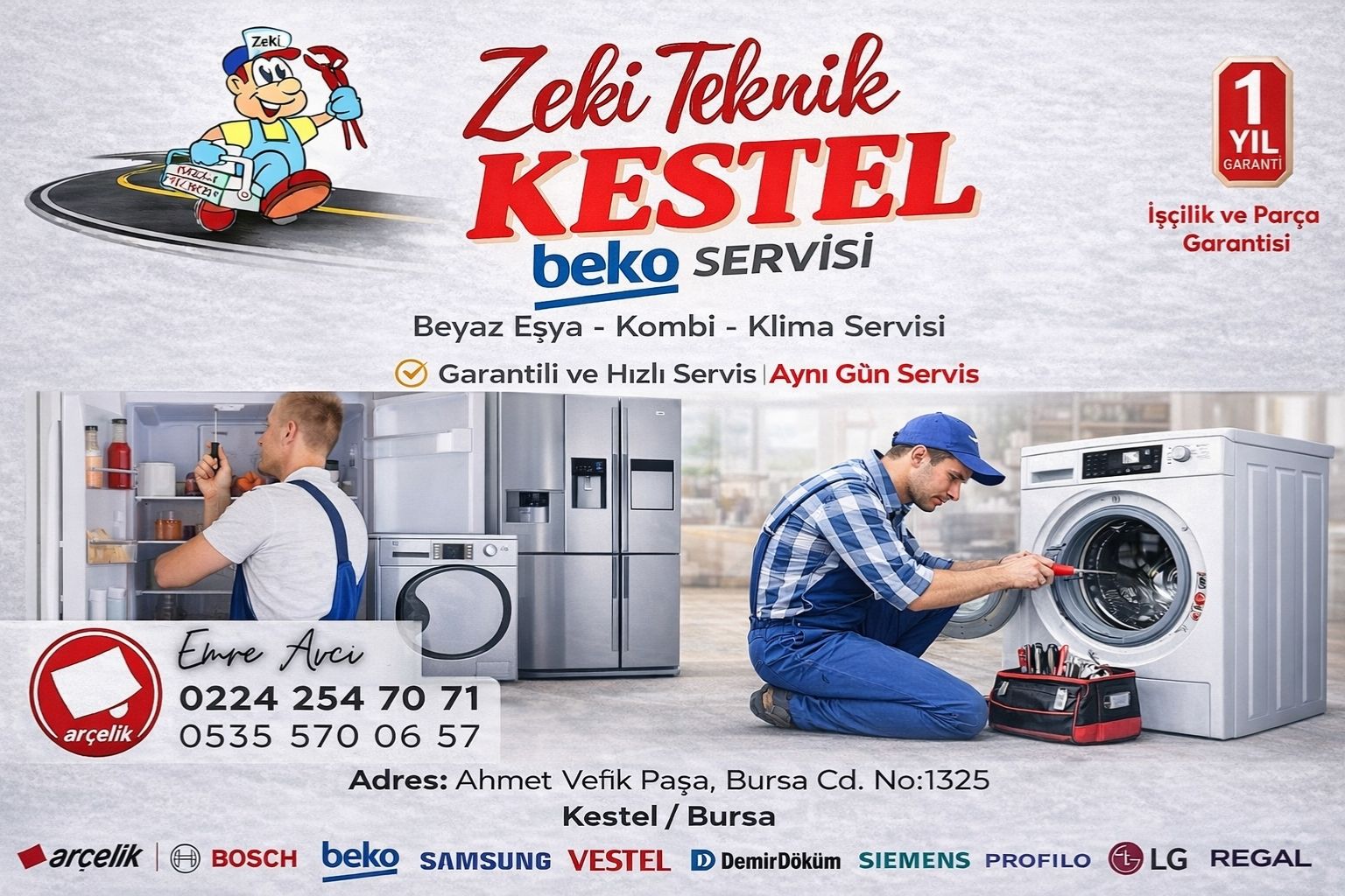 kestel beko servisi